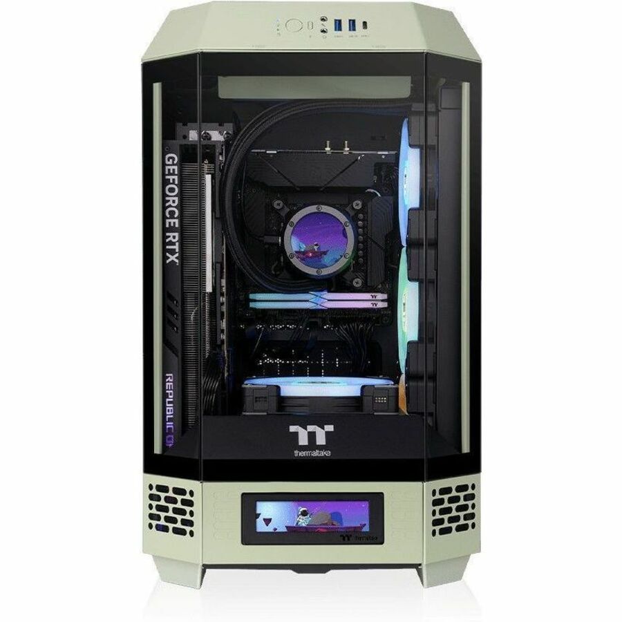 Thermaltake The Tower 250 Matcha Green Mini Tower Chassis Thermaltake The Tower 250 Matcha Green Mini Tower Chassis